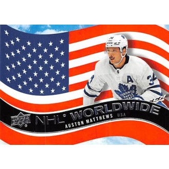 Insertní karty - Matthews Auston - 2020-21 Upper Deck NHL Worldwide No.2