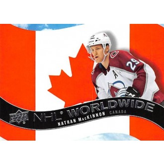 Insertní karty - MacKinnon Nathan - 2020-21 Upper Deck NHL Worldwide No.3