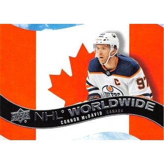 Insertní karty - McDavid Connor - 2020-21 Upper Deck NHL Worldwide No.7