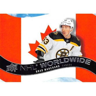 Insertní karty - Marchand Brad - 2020-21 Upper Deck NHL Worldwide No.29