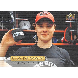 Insertní karty - Sebastian Aho - 2019-20 Upper Deck Canvas No.24