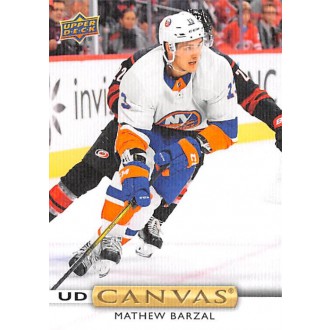 Insertní karty - Barzal Mathew - 2019-20 Upper Deck Canvas No.163