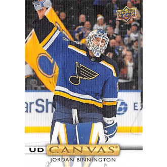 Insertní karty - Binnington Jordan - 2019-20 Upper Deck Canvas No.175