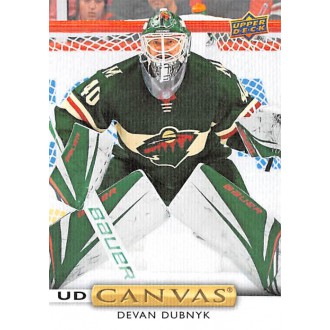 Insertní karty - Dubnyk Devan - 2019-20 Upper Deck Canvas No.180