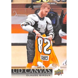 Insertní karty - Giroux Claude - 2018-19 Upper Deck Canvas No.60