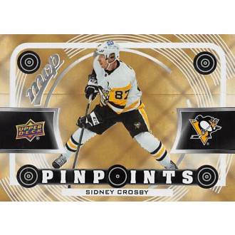 Insertní karty - Crosby Sidney - 2022-23 MVP Pinpoints Gold No.2