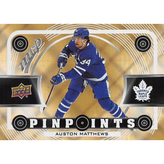 Insertní karty - Matthews Auston - 2022-23 MVP Pinpoints Gold No.5
