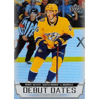 Insertní karty - Tomasino Philip - 2022-23 Upper Deck Debut Dates No.1