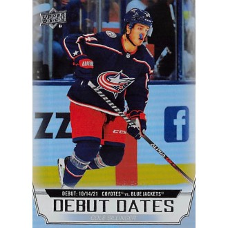 Insertní karty - Sillinger Cole - 2022-23 Upper Deck Debut Dates No.15