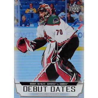 Insertní karty - Vejmelka Karel - 2022-23 Upper Deck Debut Dates No.16