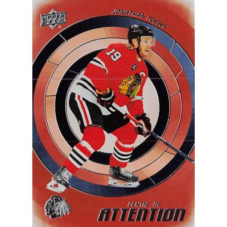 Insertní karty - Toews Jonathan - 2022-23 Upper Deck Centre of Attention No.22