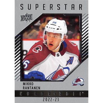 Insertní karty - Rantanen Mikko - 2022-23 Upper Deck Honor Roll No.8
