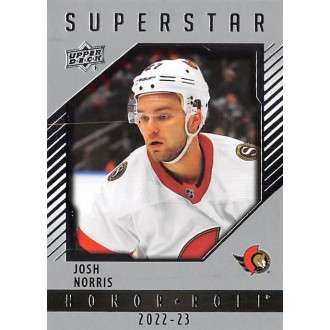 Insertní karty - Norris Josh - 2022-23 Upper Deck Honor Roll No.10