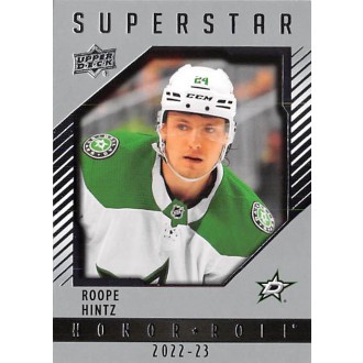 Insertní karty - Hintz Roope - 2022-23 Upper Deck Honor Roll No.15