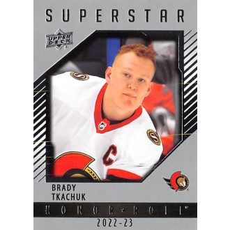 Insertní karty - Tkachuk Brady - 2022-23 Upper Deck Honor Roll No.25