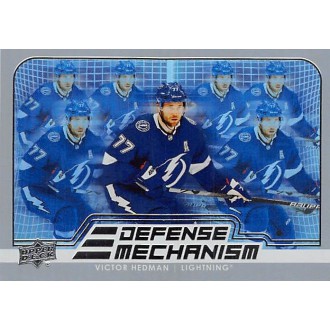 Insertní karty - Hedman Victor - 2022-23 Upper Deck Defense Mechanism No.6