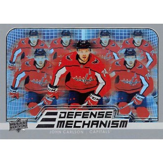 Insertní karty - Carlson John - 2022-23 Upper Deck Defense Mechanism No.15