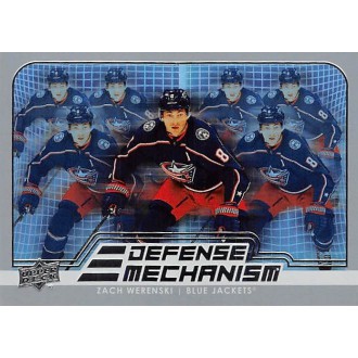 Insertní karty - Werenski Zach - 2022-23 Upper Deck Defense Mechanism No.21