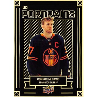 Insertní karty - McDavid Connor - 2022-23 Upper Deck UD Portraits No.9