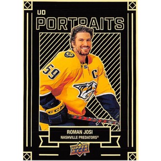 Insertní karty - Josi Roman - 2022-23 Upper Deck UD Portraits No.10