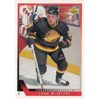 Řadové karty - McIntyre John - 1993-94 Upper Deck No.527