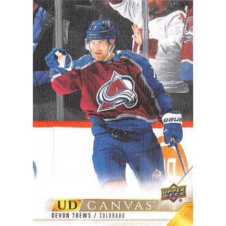 Insertní karty - Toews Devon - 2022-23 Upper Deck Canvas No.24