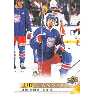 Insertní karty - Kreider Chris - 2022-23 Upper Deck Canvas No.54