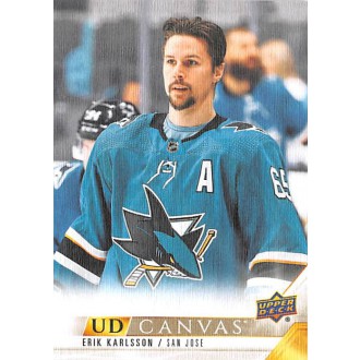 Insertní karty - Karlsson Erik - 2022-23 Upper Deck Canvas No.66