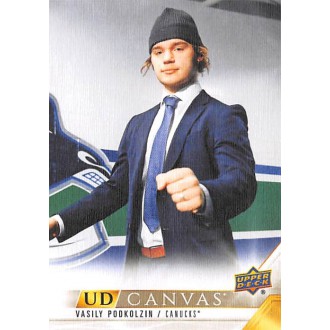 Insertní karty - Podkolzin Vasily - 2022-23 Upper Deck Canvas No.82