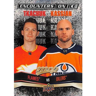 Insertní karty - Tkachuk Matthew, Kassian Zack - 2022-23 MVP Encounters on Ice Gold No.1