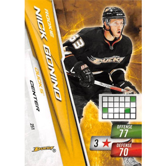 Řadové karty - Bonino Nick - 2010-11 Adrenalyn XL No.251