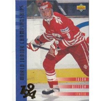 Řadové karty - Allison Jason - 1993-94 Upper Deck No.537