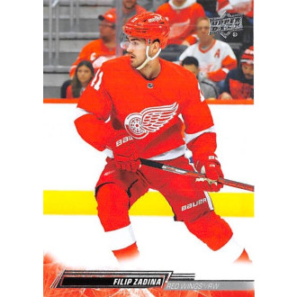 Řadové karty - Zadina Filip - 2022-23 Upper Deck No.316