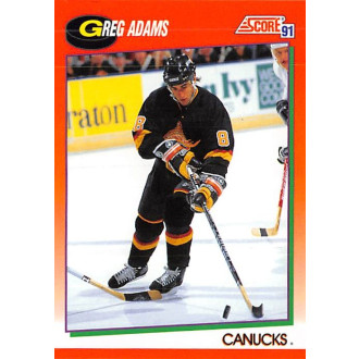 Řadové karty - Adams Greg - 1991-92 Score Canadian English No.44