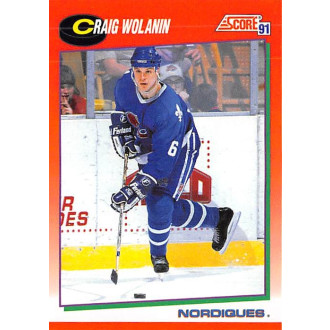 Řadové karty - Wolanin Craig - 1991-92 Score Canadian English No.74