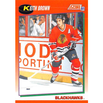 Řadové karty - Brown Keith - 1991-92 Score Canadian English No.76