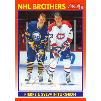 Řadové karty - Turgeon Sylvain, Turgeon Pierre - 1991-92 Score Canadian English No.267