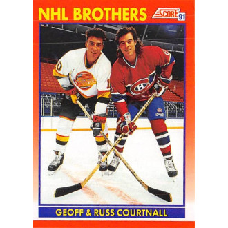 Řadové karty - Courtnall Geoff, Courtnall Russ - 1991-92 Score Canadian English No.270