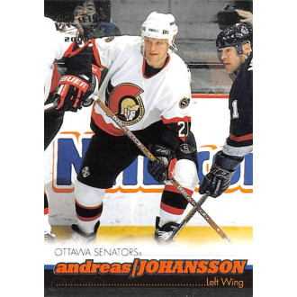 Řadové karty - Johansson Andreas - 1999-00 Pacific No.289