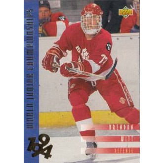 Řadové karty - Witt Brendan - 1993-94 Upper Deck No.544
