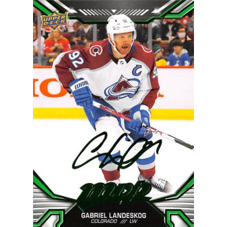 Paralelní karty - Landeskog Gabriel - 2022-23 MVP Green Script No.59