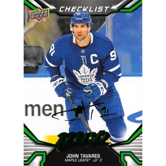 Paralelní karty - Tavares John - 2022-23 MVP Green Script No.200