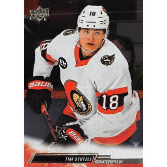 Paralelní karty - Stutzle Tim - 2022-23 Upper Deck Silver Foil No.129