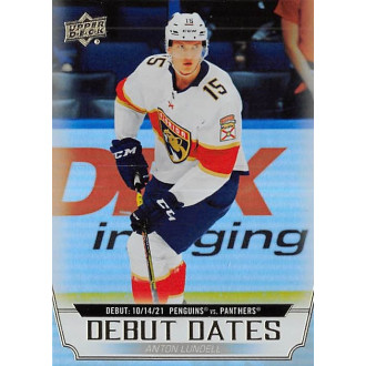 Insertní karty - Lundell Anton - 2022-23 Upper Deck Debut Dates Gold No.DD3