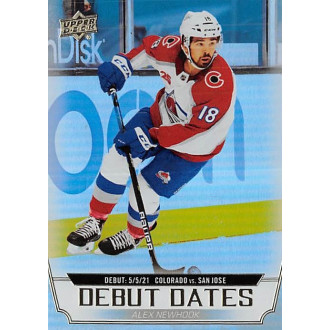Insertní karty - Newhook Alex - 2022-23 Upper Deck Debut Dates Gold No.DD7