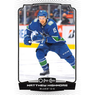Řadové karty - Highmore Matthew - 2022-23 O-Pee-Chee No.440