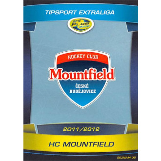 Extraliga OFS - HC MOUNTFIELD - 2011-12 OFS Seznam karet - logo No.2