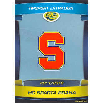 Extraliga OFS - HC Sparta Praha - 2011-12 OFS Seznam karet - logo No.9