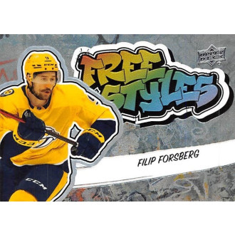 Insertní karty - Forsberg Filip - 2022-23 Upper Deck Freestyles No.12