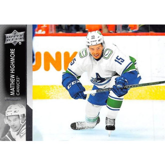 Řadové karty - Highmore Matthew - 2021-22 Upper Deck No.426